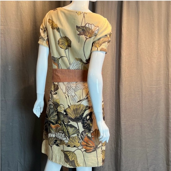 Floreat Anthropologie Snowy Egret Dress size 6 - Picture 13 of 15